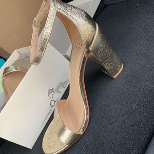 A New Day gold high heels